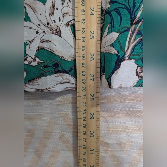 New York & Company Floral Green Spring Summet Women Blazer Size‎ 3X - Picture 9 of 11